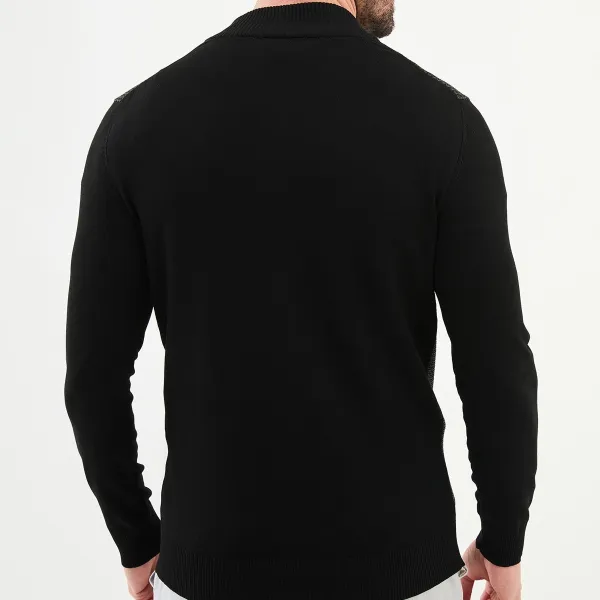 Timeless Zip Detail Knit Sweater