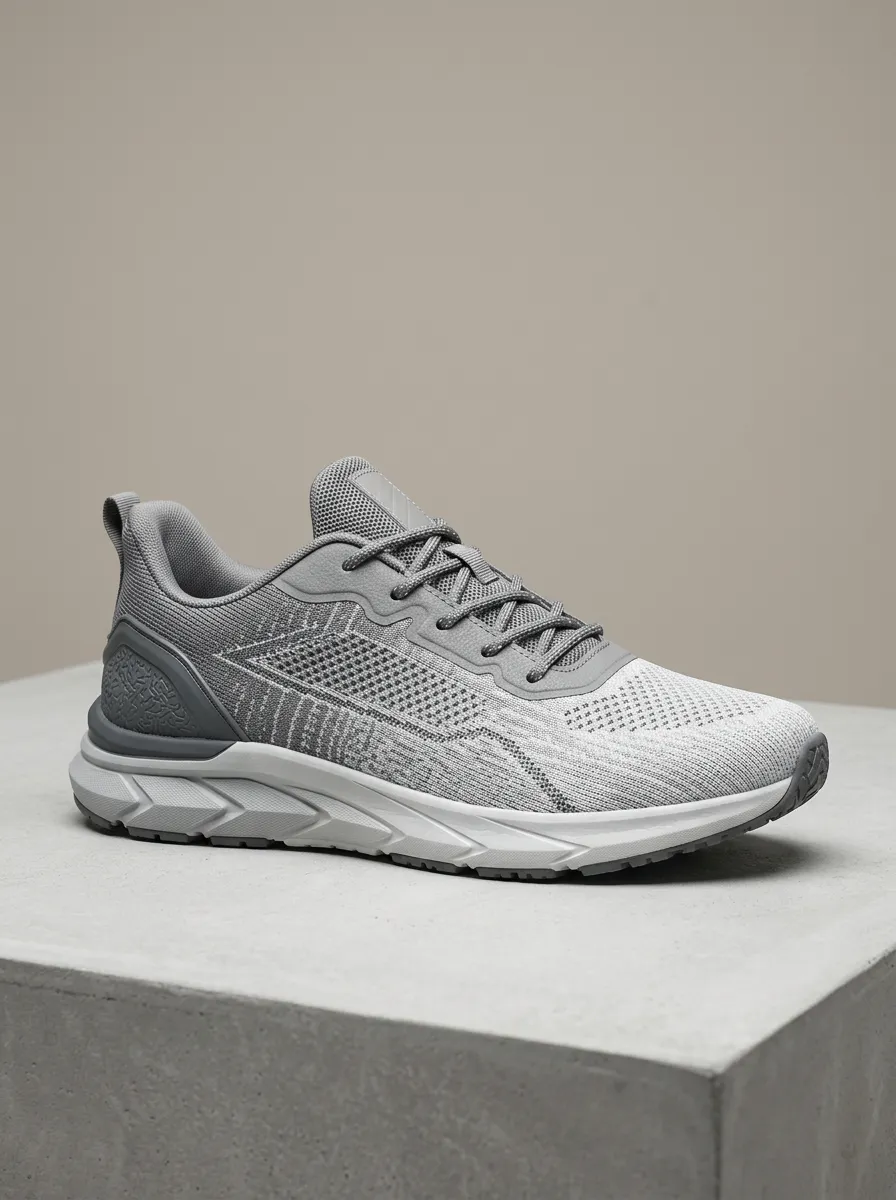 Lightweight-Look Geometric Graphic Shape Men's Running Shoes