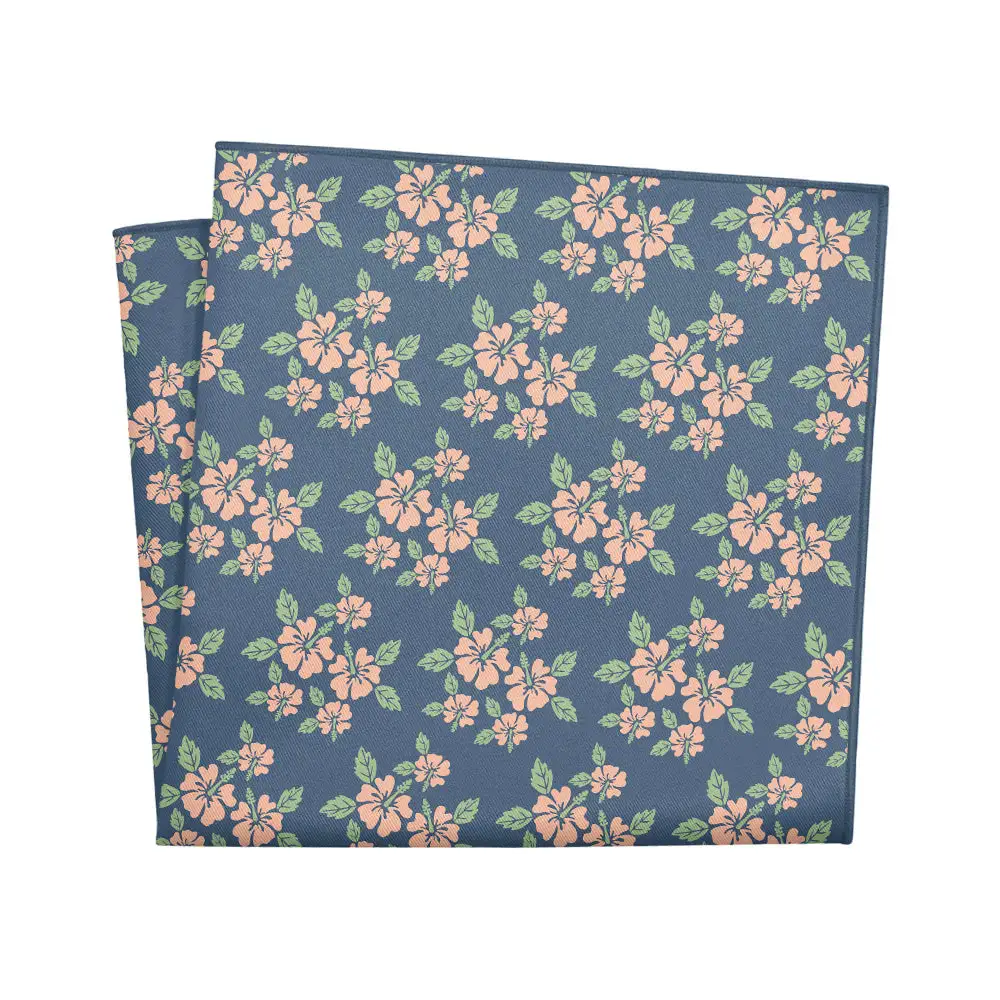Sleek Smart Floral Pocket Square