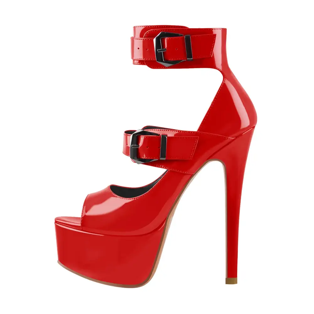 Peep Toe Platform Stiletto Sandals