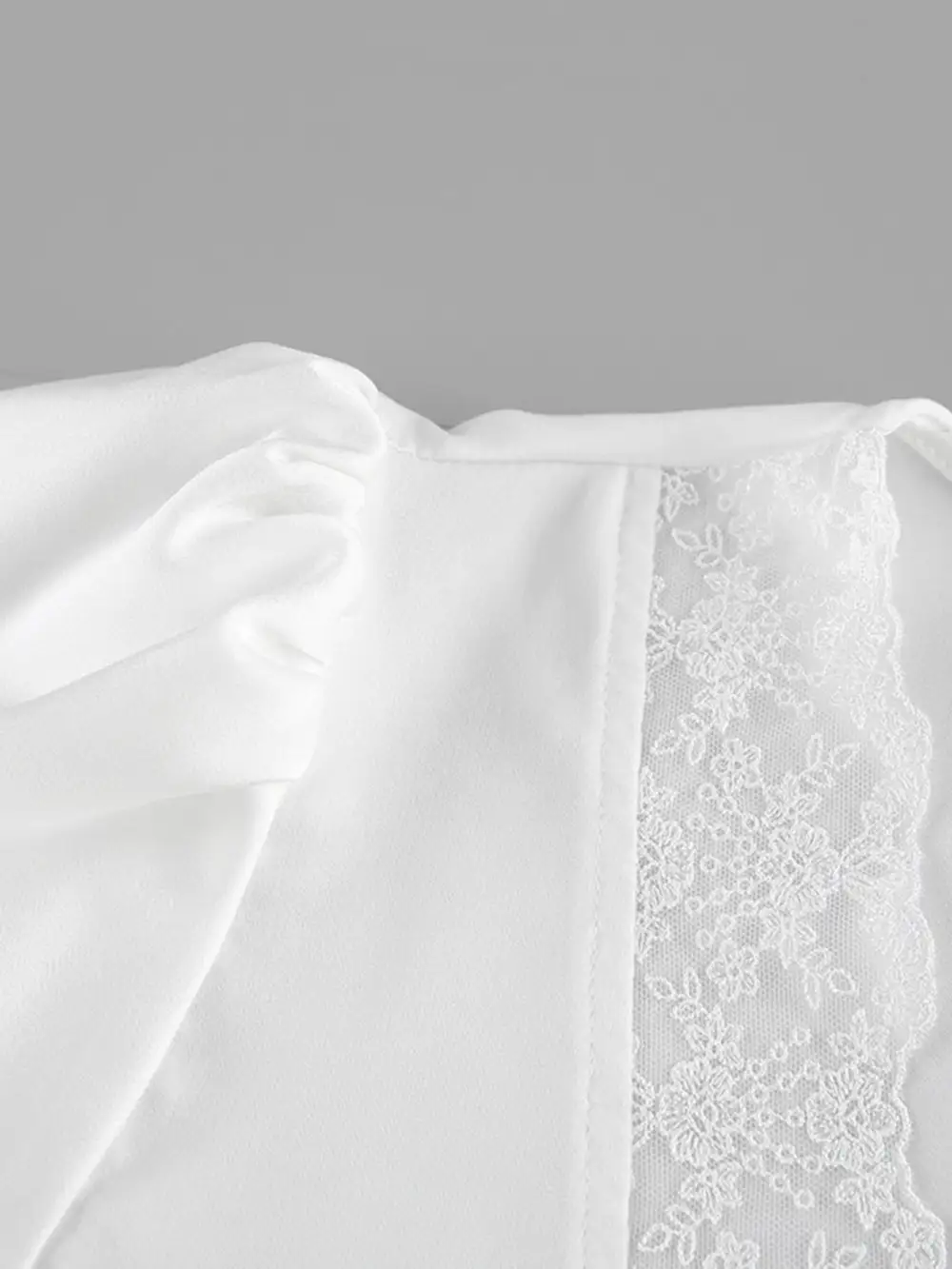 Lace Trimmed Coordinated Set