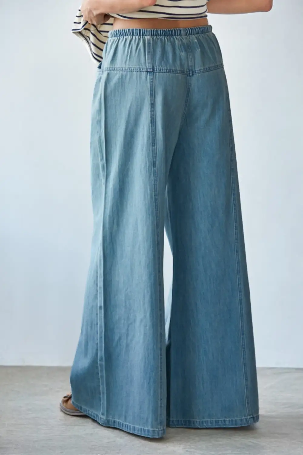 Denim Wide Leg Jeans