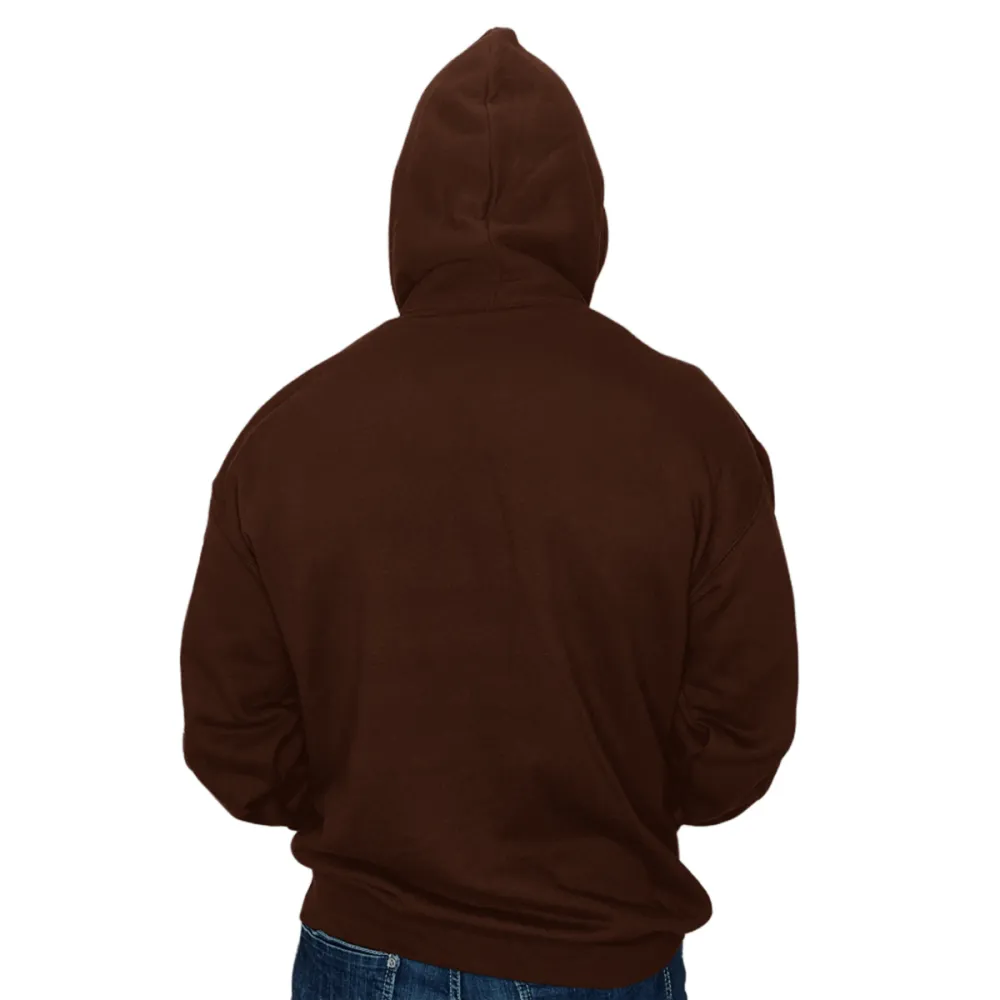 Fierce Bulldog Print Hooded Sweatshirt