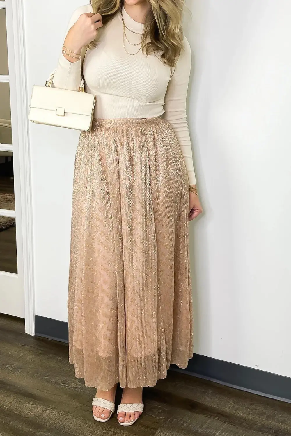 Magnificent Charm Flowy Maxi Skirt