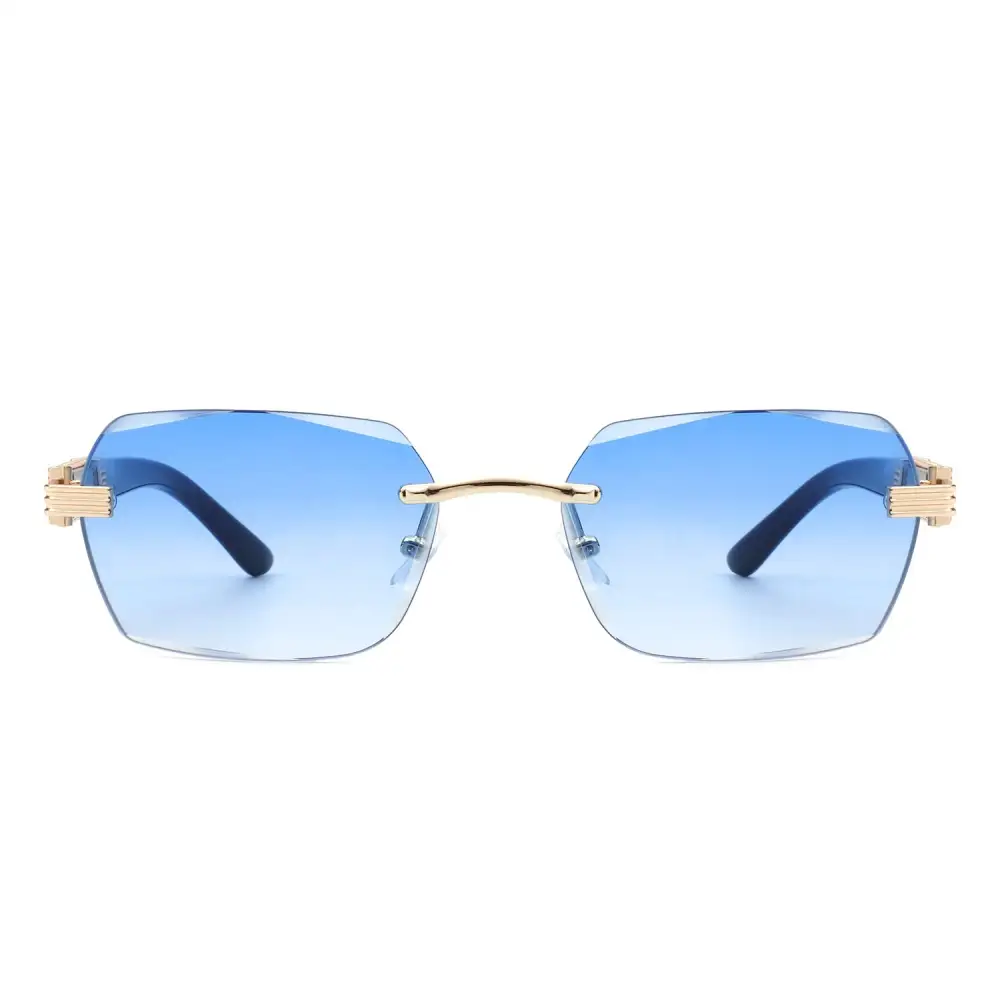 Bold Rectangle Square Frame Sunglasses