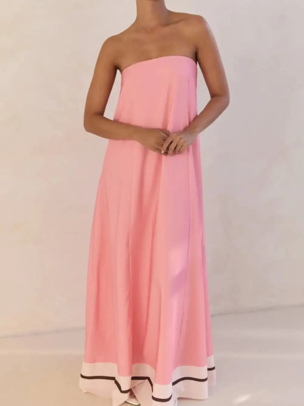 Printed Smocked Maxi Dress