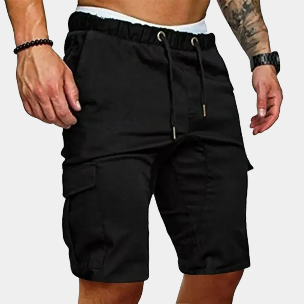 Men's Linen Blend Utility Cargo Shorts for Adventure Outfits for Casual Styling