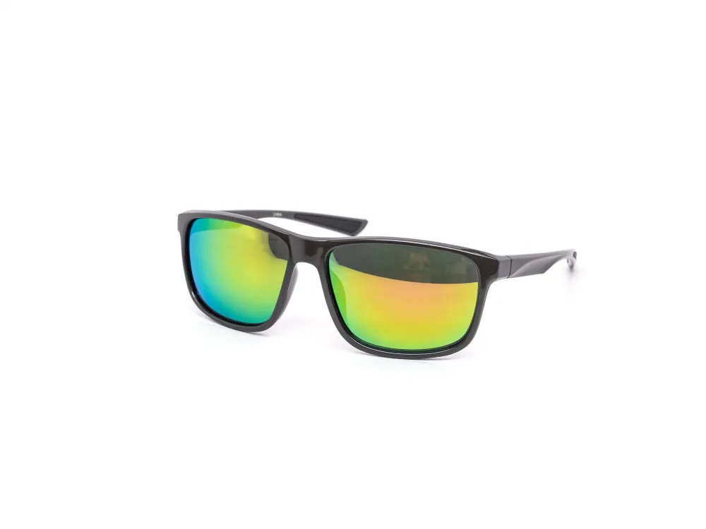 12-Pack Minimalist Sport Wraparound Burnt Mirror Sunglasses