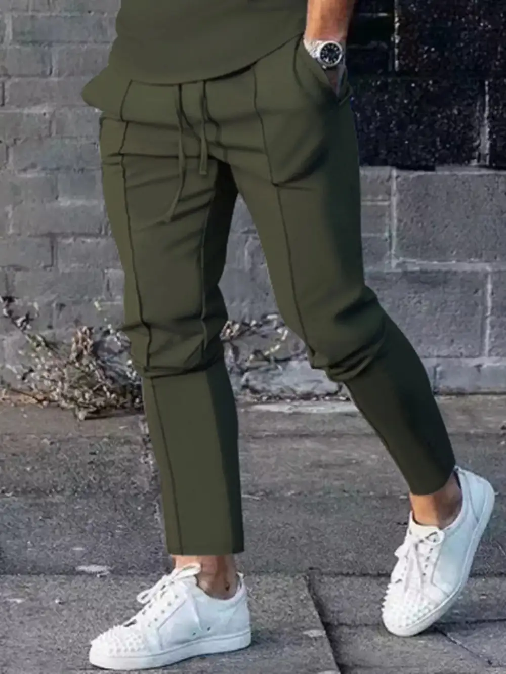 Refined Men's Full Size Casual Drawstring Pants Plus Size