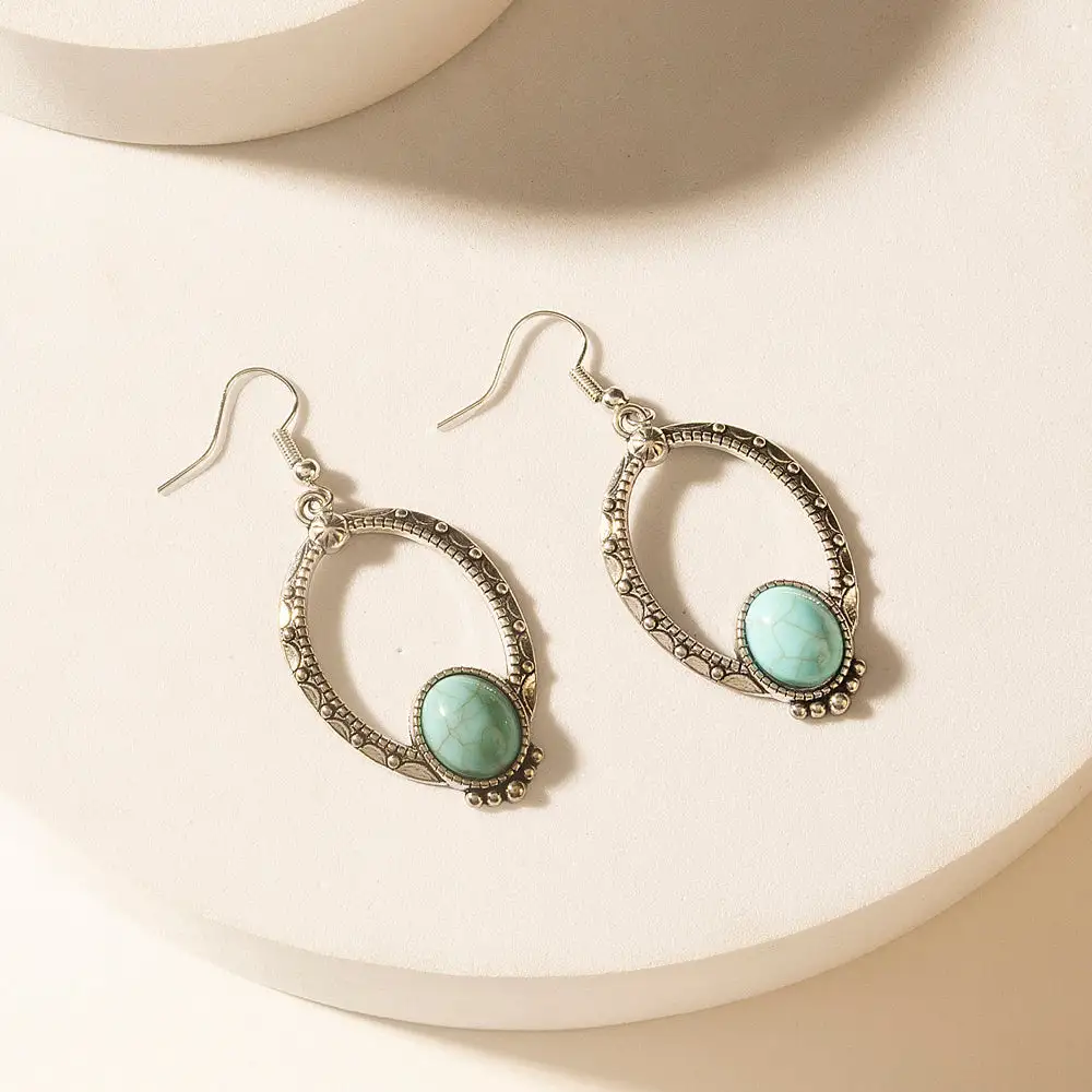 Radiant Rustic Celestial Crescent Earrings