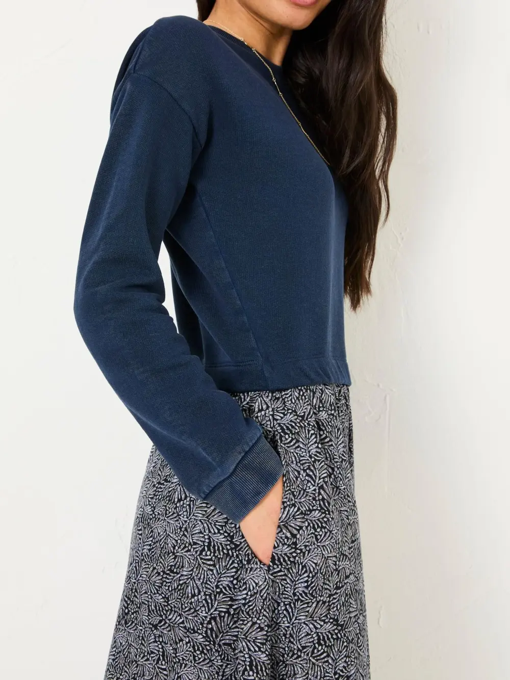 Navy Nia Midi Dress