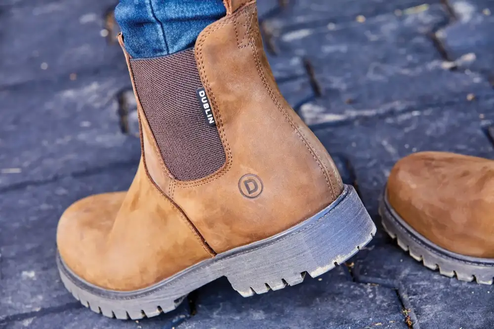 Refined Leather Comfort Riding Boots