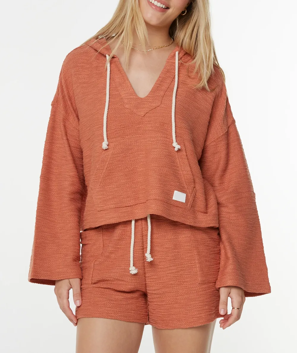 Solid Color Simple Hooded Sweatshirt