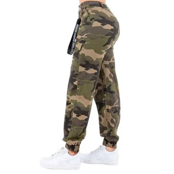 High-Waist Utility Cargo Pants