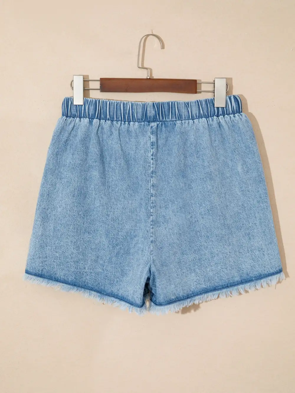 Frayed Edge Casual Denim Casual Shorts