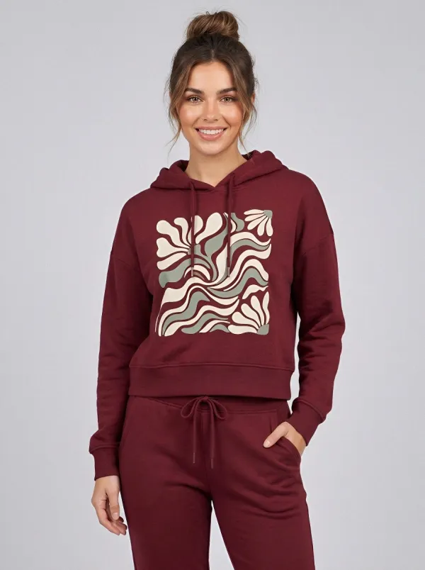 Women's Dusty Purple Solid Hoodie & Pants Set