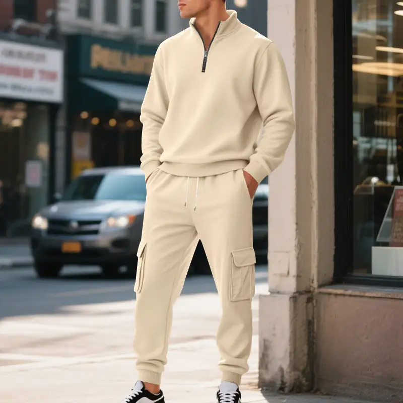 Men's  Utility Cargo Pants Pockets Waistband Cargo Pants