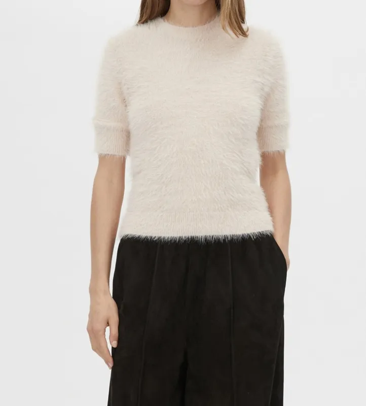 Powder Pink Knit Maxi Top