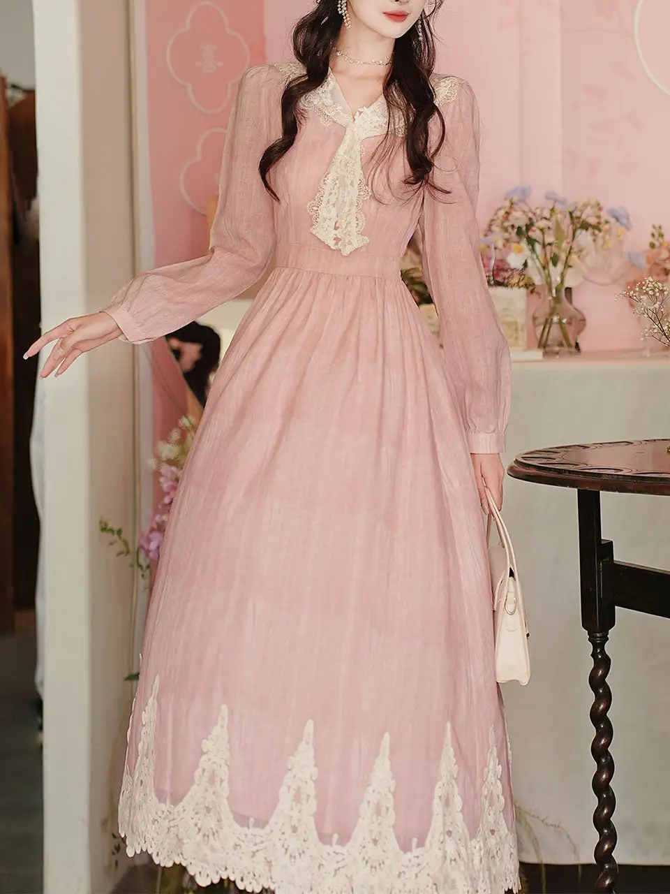 Lace Romantic Maxi Dress