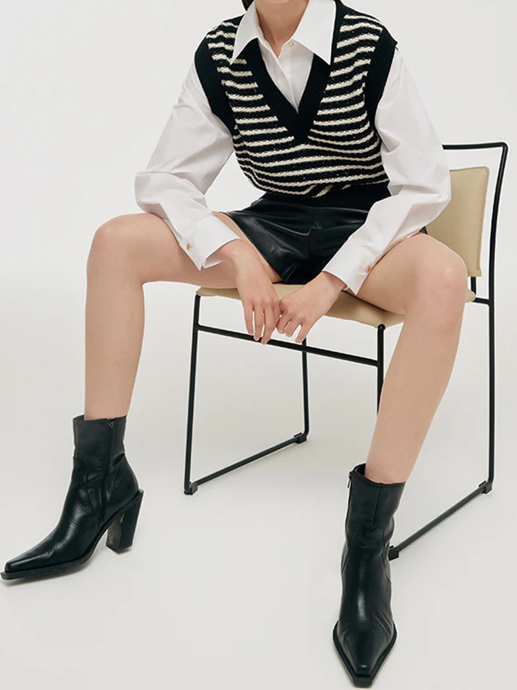 Fine Wool Knitted Women's Sweaters