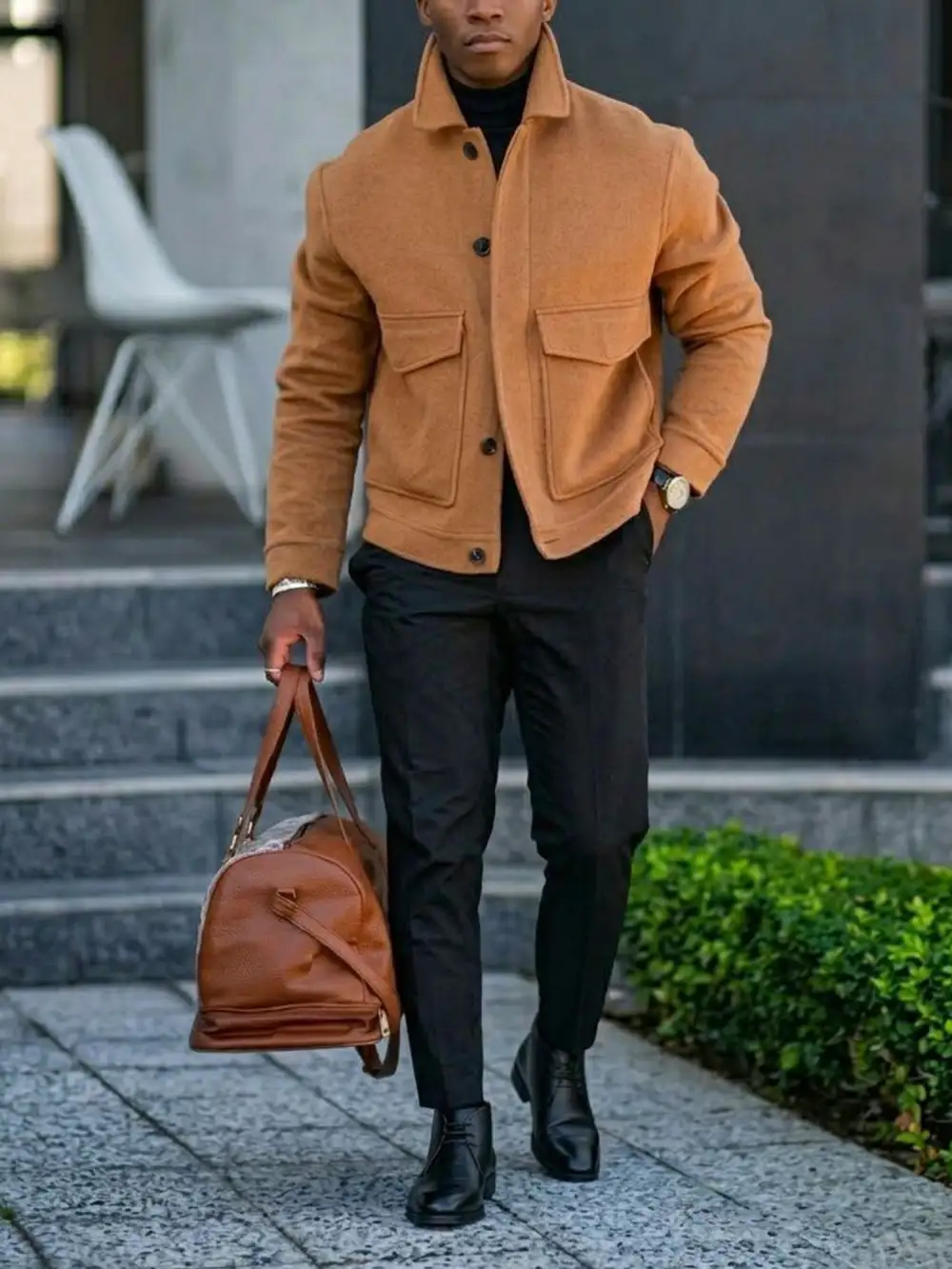 Goodyear Welt Vegan Leather Desert Boots