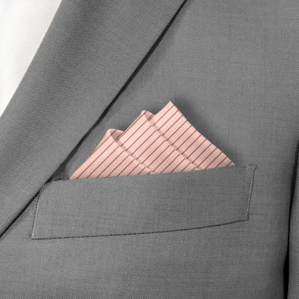 Tailored Neat Striped Pocket Square