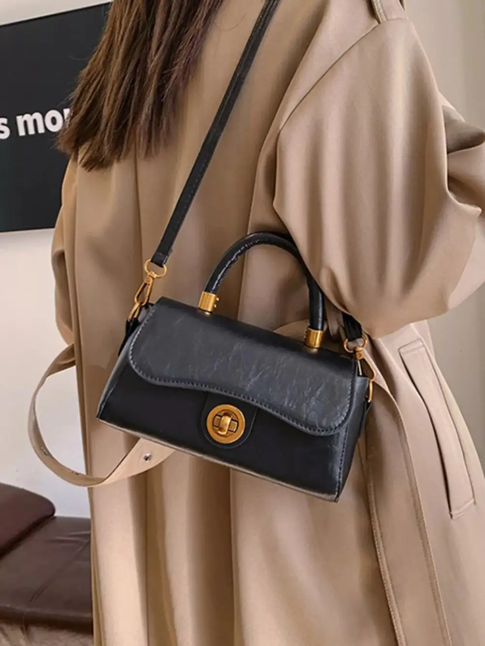Top Handle Crossbody Bag