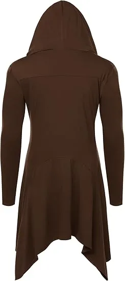 🖤 Men’s Long Hooded Cardigan – Effortless Style Meets Everyday Comfort