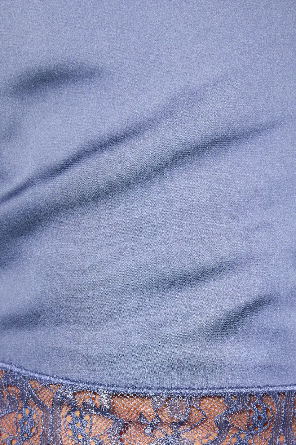 Lace Detail Satin Top