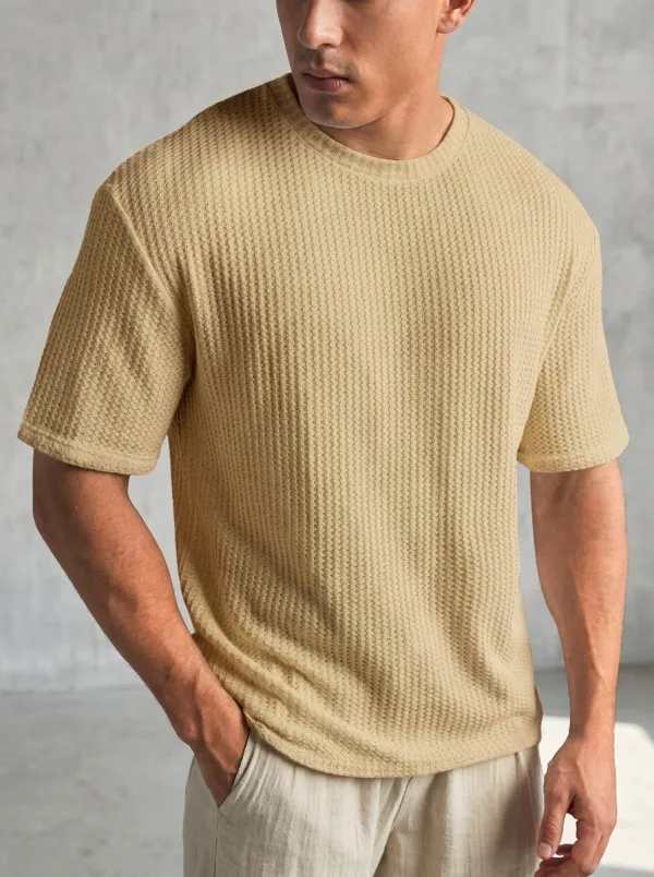 Classic Knit Men's Knit Crew-Neck T-Shirt