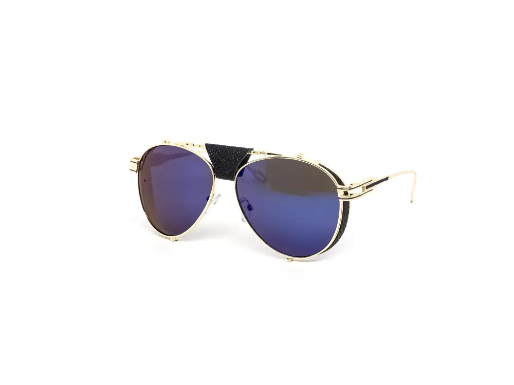 12-Pack Elegant Aviator Color Mirror Sunglasses