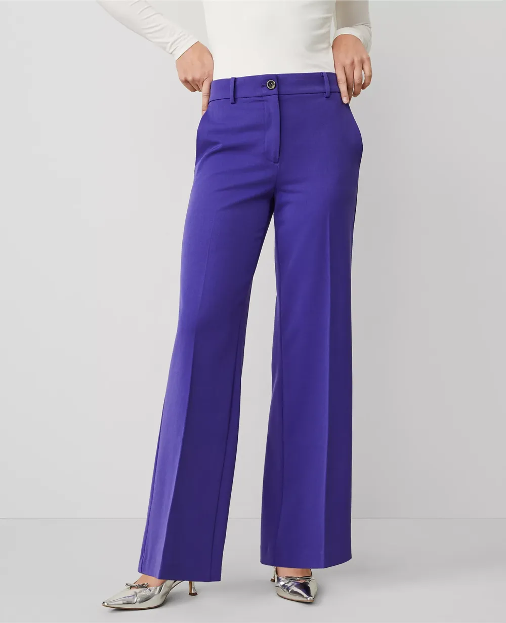 Purple Perfect Wide-Leg Pant