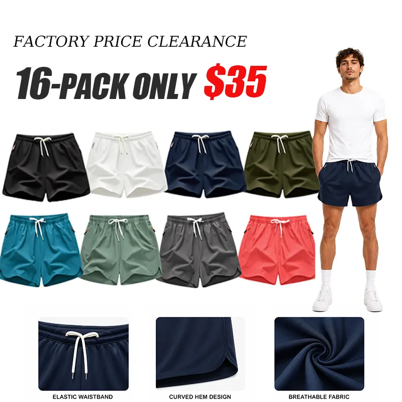 Men's Lightweight Breathable Quick-Dry Summer Beach Shorts