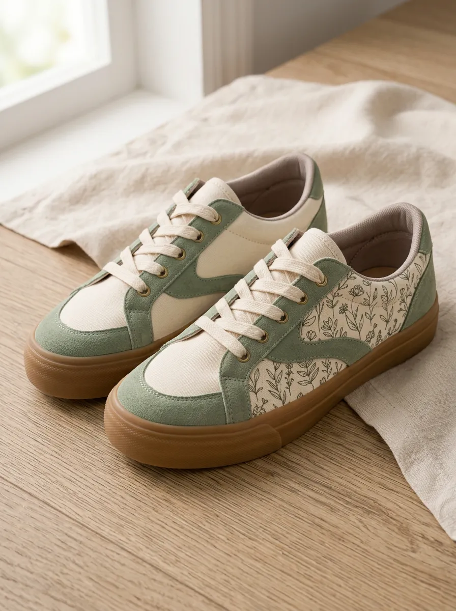 Women's Botanical Floral Creative Edit Skate Shoes