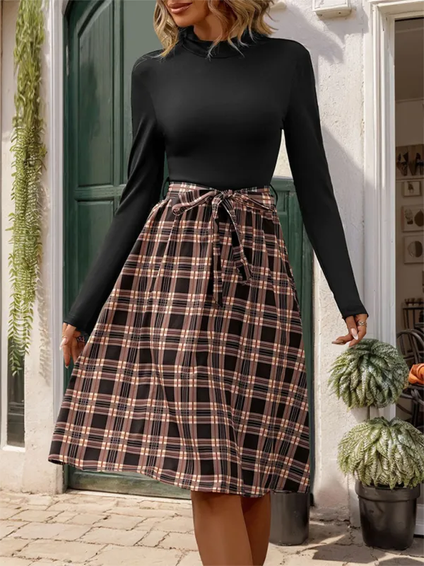 Practical Collared Fitted Dress
