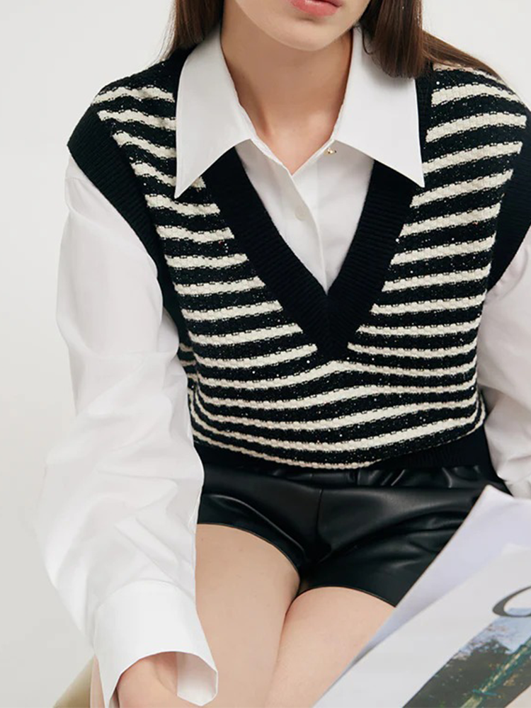 Fine Wool Knitted Women's Sweaters