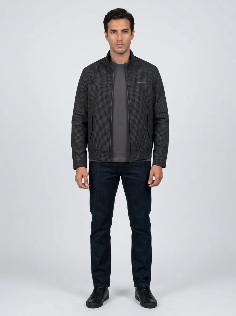 Geometric Bomber Jacket