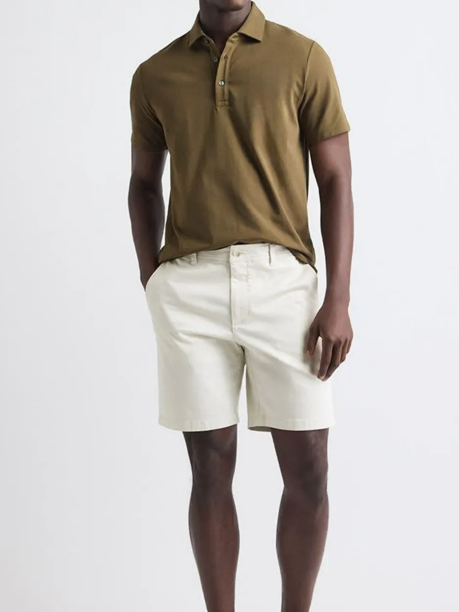 Olive Green Classic Short Sleeve Polo Shirt