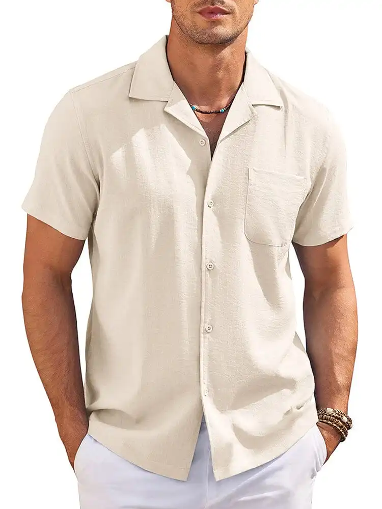 Casual Vacation Cuban Shirt