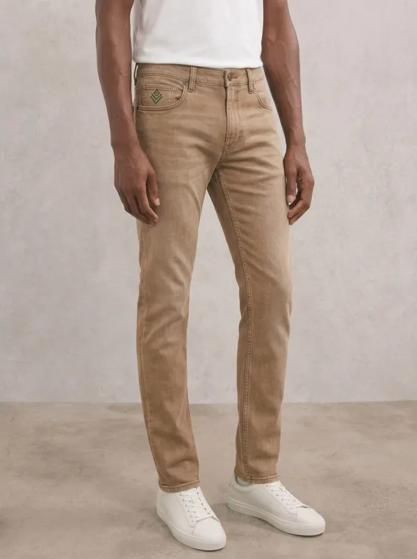 Men's Refined Flexible Casual Wear Stretch Denim Jeans