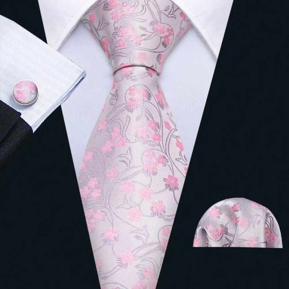 Relaxed Floral Necktie Set