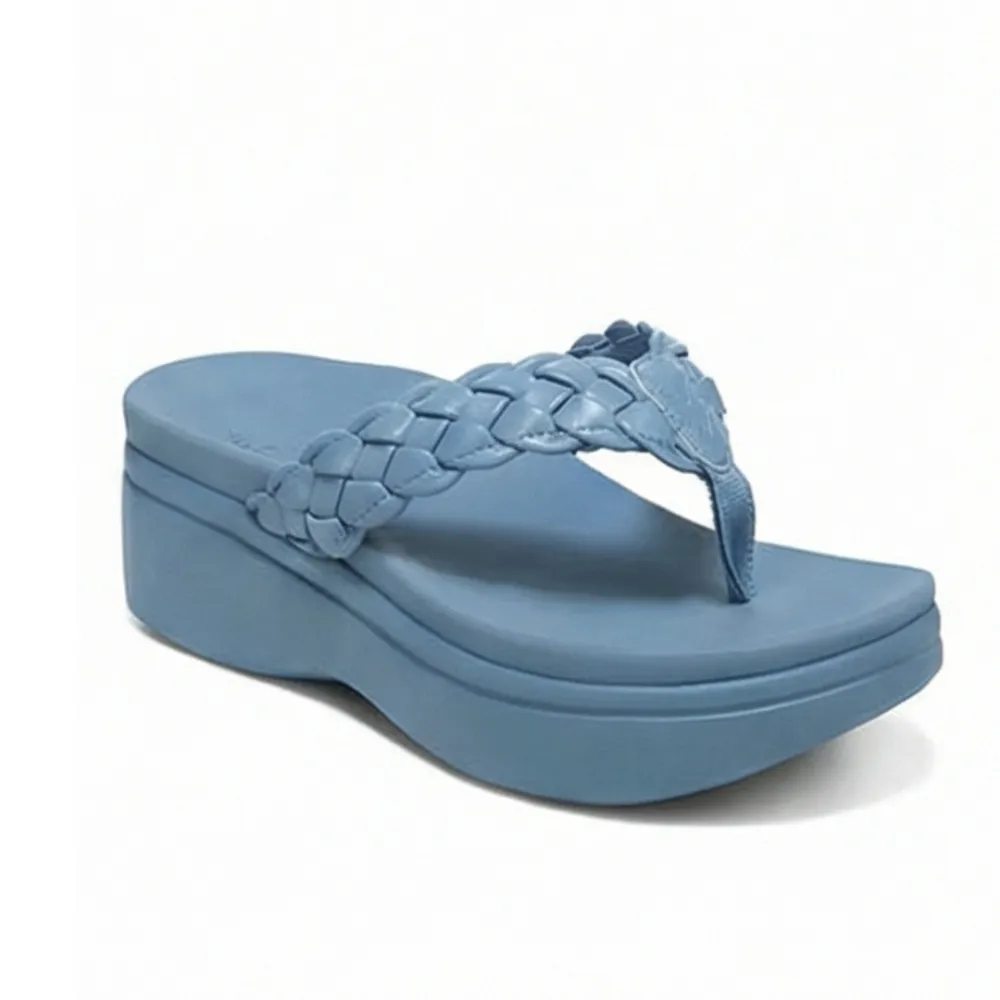 Braided Platform Comfort Sandals