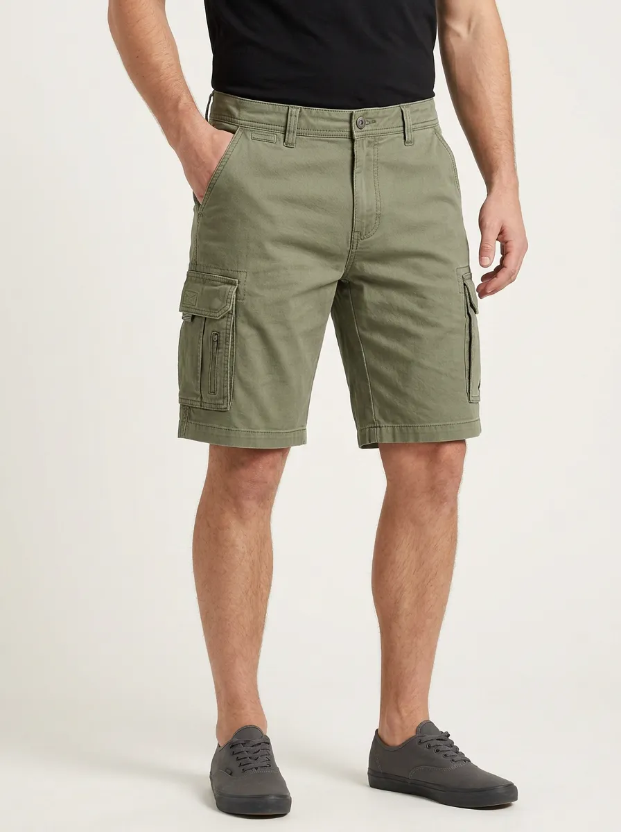 Functional Pocket Cargo Shorts