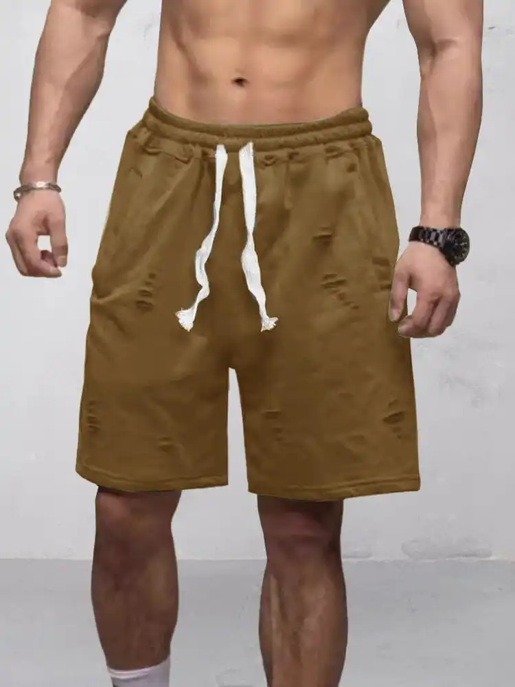 Men's Active Comfort Ripped Shorts