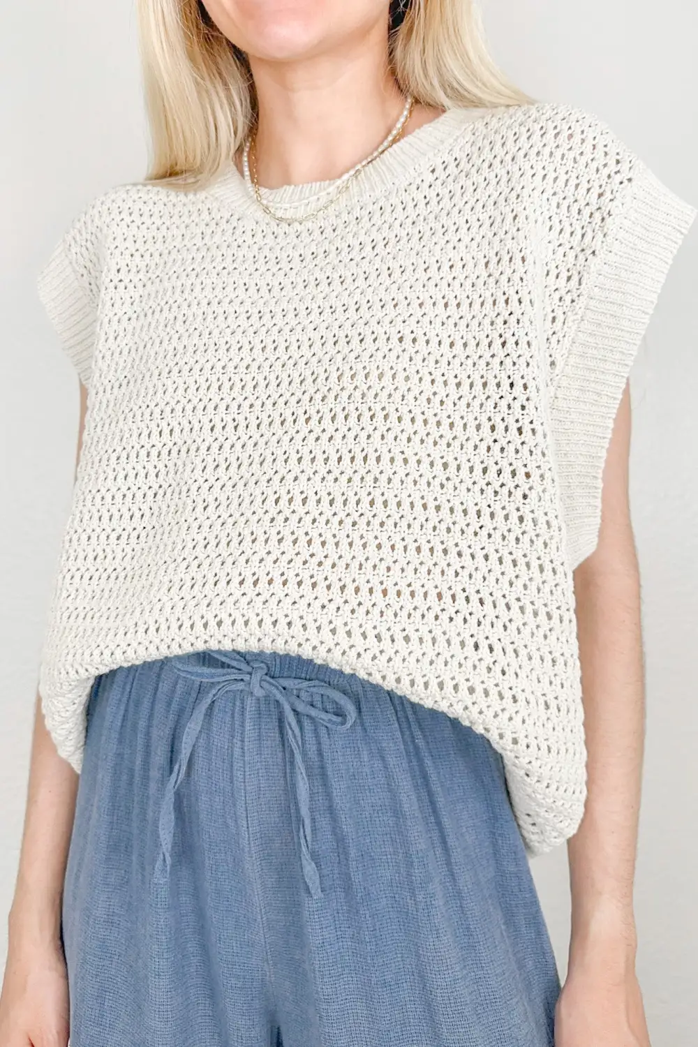 Soft Knit Sweater Vest