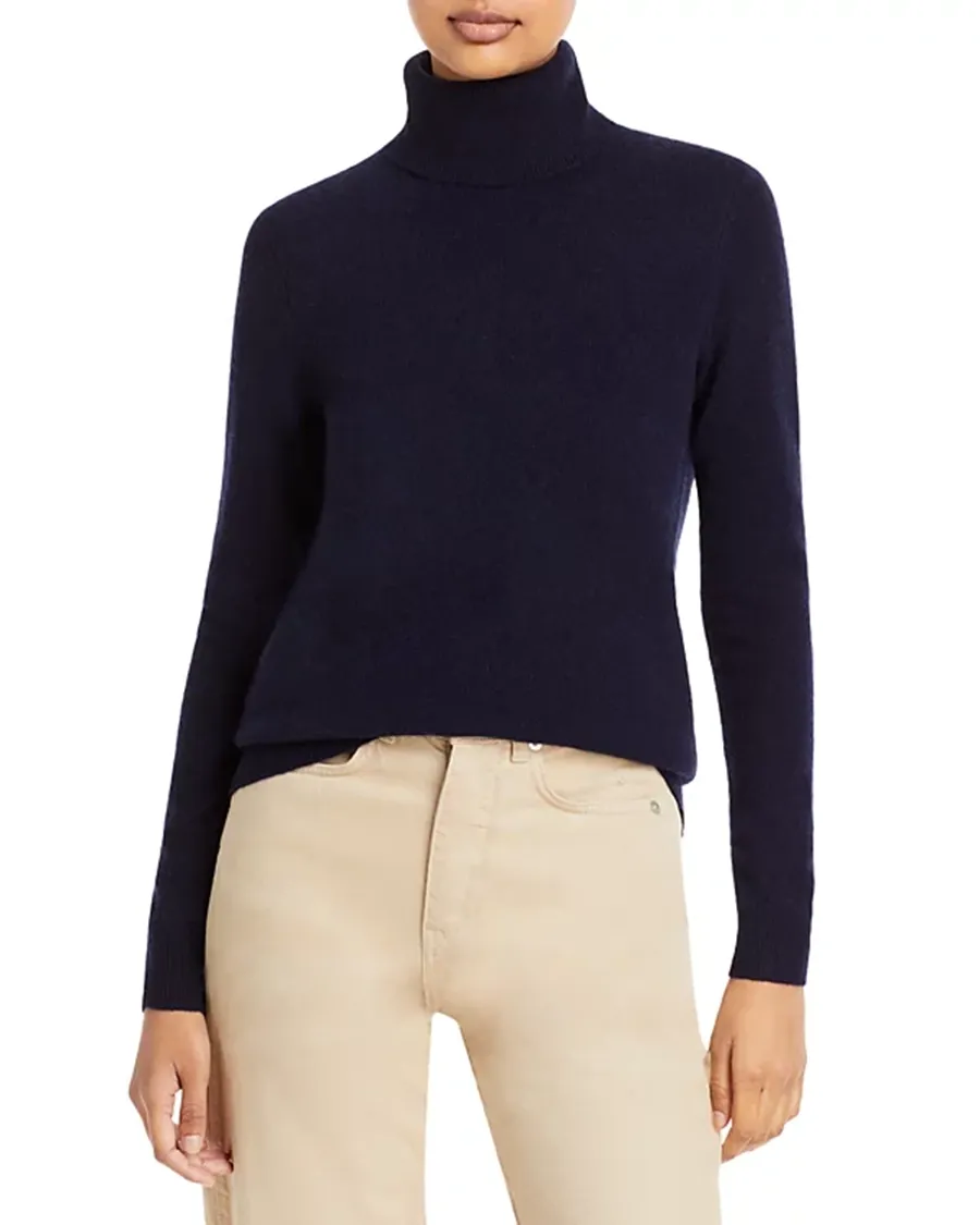 Long Sleeves Cashmere Turtleneck Sweater