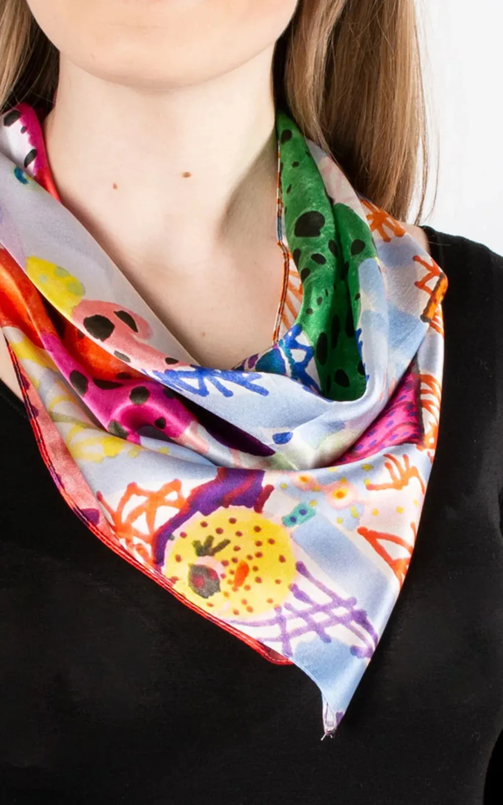 Art Classic Retro Pattern Women's Square Scarf