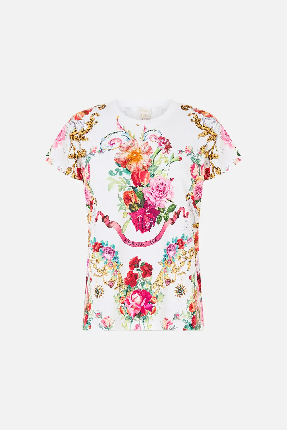 Printed Slim Fit Round Neck T-Shirt