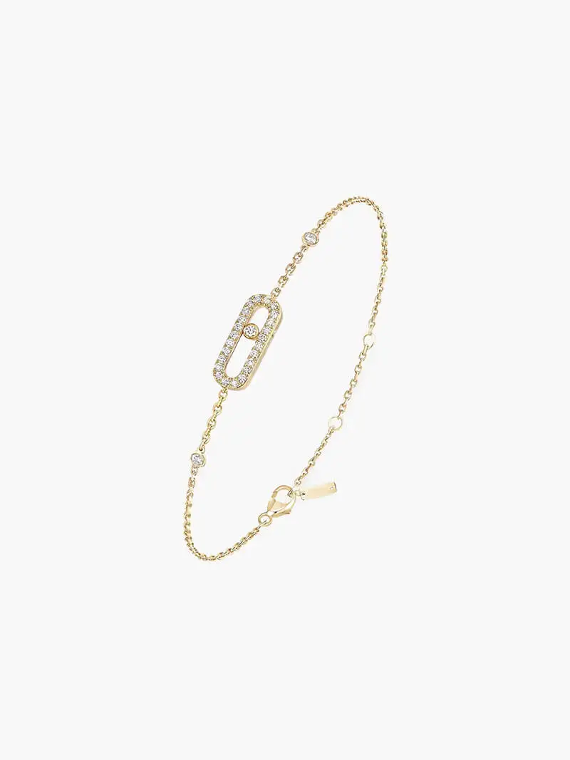 Pleated Curved Bracelet