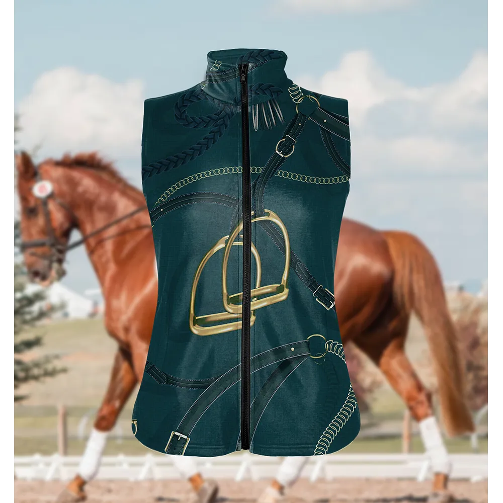 Women's Equestrian Print Long Sleeve Sun Shirt